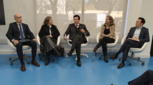 Ponentes en la jornada organizada por Aertec sobre sostenibilidad.