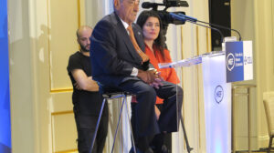 Hidalgo durante su intervención en el Foro de la Nueva Economía.