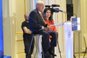 Hidalgo durante su intervención en el Foro de la Nueva Economía.