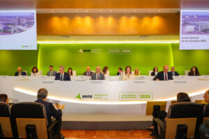 Reunión de la junta de accionistas de Aena.