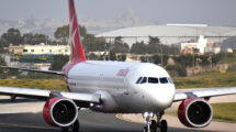 LLegada a Malta del primer vuelo de KM Malta Airlines. Foto: Mario Caruana / MAviO News