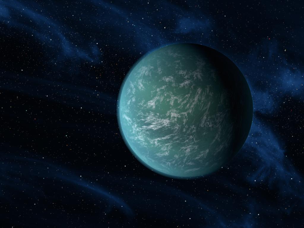 Dibujo de cómo podría ser un planeta extrasolar