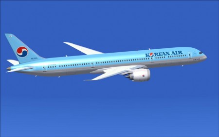 Korean Air firmó con Boeing la compra de diez B-787-9 Dreamliner el 31 de mayo de 2005.