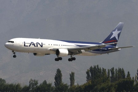 Las aerolíneas del grupo LAN, ahora integradas en LATAM, comparten los Boeing 767 de LAN Chile.