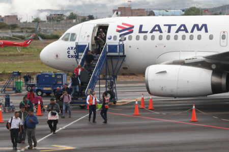 En Latinoamérica el tráfico aéreo creció un 8,6 por ciento en término de pasajeros.