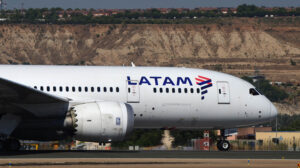 Latam vuela a Madrid con sus B-787 desde Santiago de Chile, Sao Paulo, Lima y Bogotá.