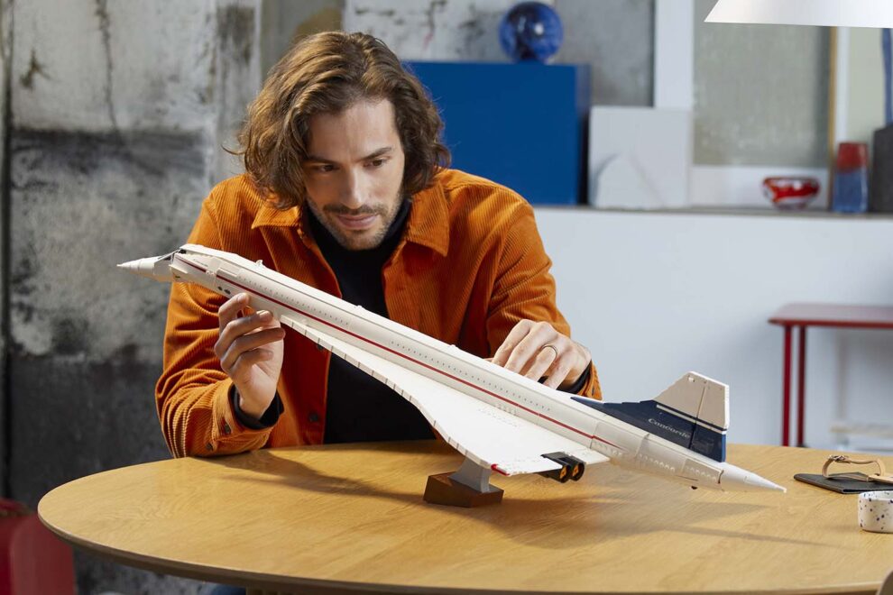 Lego lanza un Concorde de más de un metro de largo por 199,99 euros.