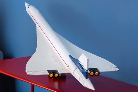 Modelo del Concorde de Lego.