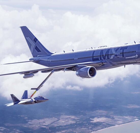 Ilustración del Airbus A330MRTT bajo la denominación LMXT.