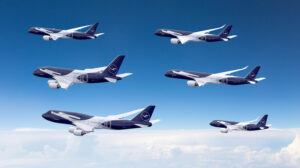 Así lucirán los seis aviones 100 aniversario de Lufthansa.