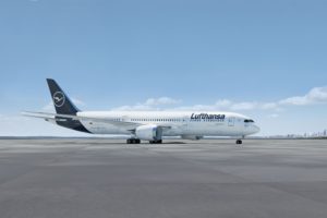 Boeing 787 con los colores de Lufthansa