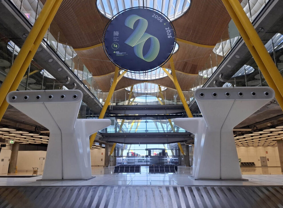 En febrero Madrid-Barajas superó su récord de pasajeros y celebro los 20 años de la T4.