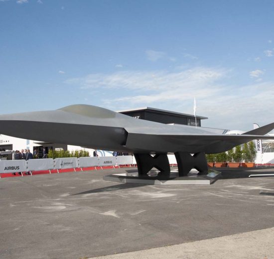 Modelo del FCAS presentado en el salón de Le Bourget.