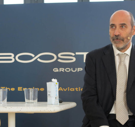 Miguel Ángel Morell durante la presentación de Boost Air.