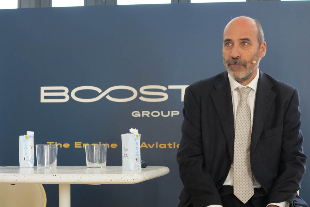 Miguel Ángel Morell durante la presentación de Boost Air.