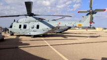 El segundo de los NH90 de la Armada en Albacete.