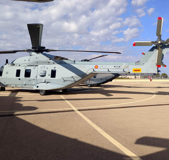 El segundo de los NH90 de la Armada en Albacete.