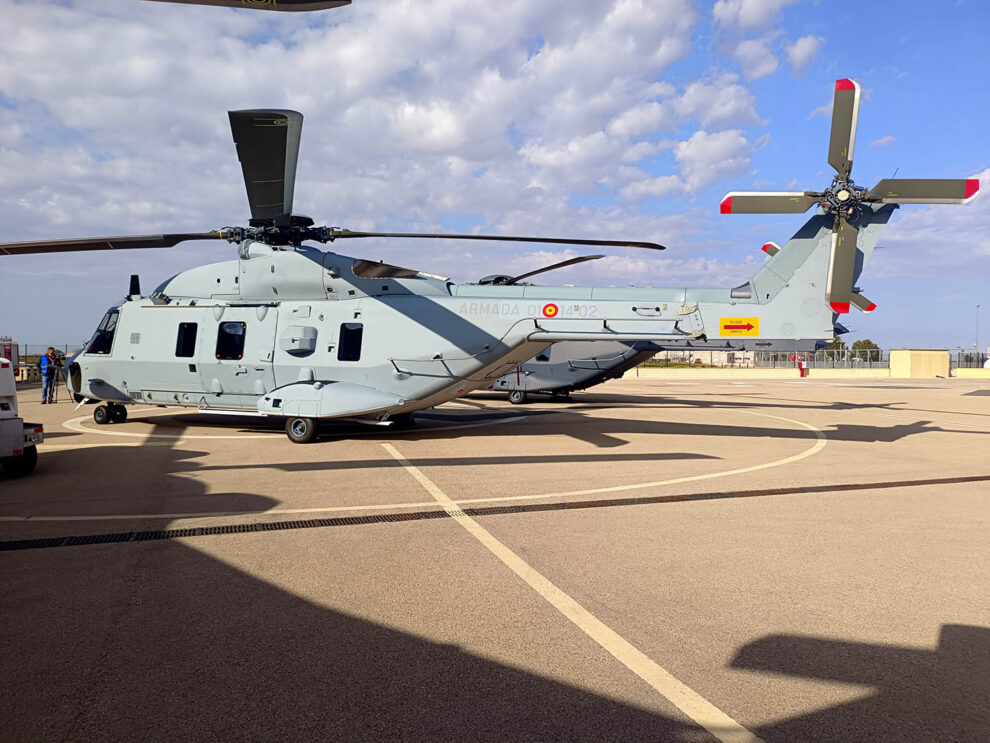 El segundo de los NH90 de la Armada en Albacete.