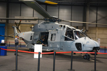 Airbus Helicopters mostró uno de los NH90 de la Armada en FEINDEF.