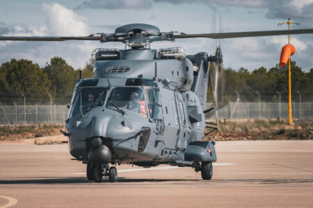 La entrega del primer NH90 Standard 3 del Ejército del Aire español está prevista en una semanas.