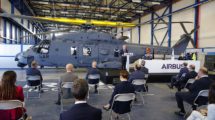 Ceremonia de entrega en las instalaciones de Airbus Helicopters en Albacete del primer NH90 del Ejército del Aire (Foto: La Mancha Press)