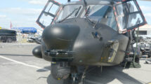 NH90 para las Fuerzas Espaciales francesas con el sistema Eurofl’Eye bajo el radar y encima del FLIR.