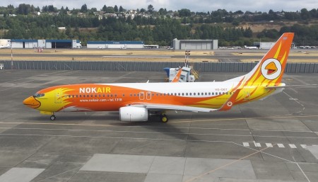 Nok Air comenzó operando con Boeing 737-400 antes de modernizarse al -800.