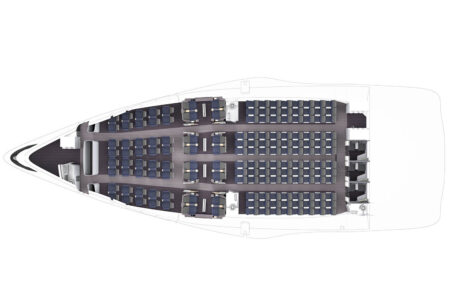 Configuración de asientos propuesta por Nautilus para el Horizon.