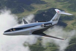 No, no es un avión de carga, es el ejecutivo Phantom 3500.