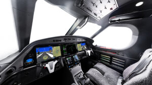 Cockpit del Pilatus PC-12 Pro.