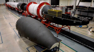 El primero de los tres modelos de calificación del Miura 5 en las instalaciones de PLD Space.