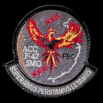 Parche de la Oficina de gestión del Sistema F-47 de la USAF que circula en internet.