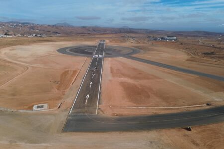 Instalaciones para prueba de vuelo del Parque tecnológico de Fuerteventura.