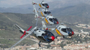 La Patrulla Aspa volará, por primera vez, en Latinoamérica.