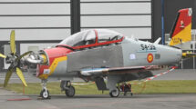 Pilatus PC-21 para el CLAEX en la factoría del fabricante hace unos meses.