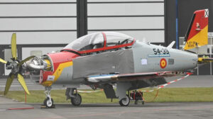 Pilatus PC-21 para el CLAEX en la factoría del fabricante hace unos meses.
