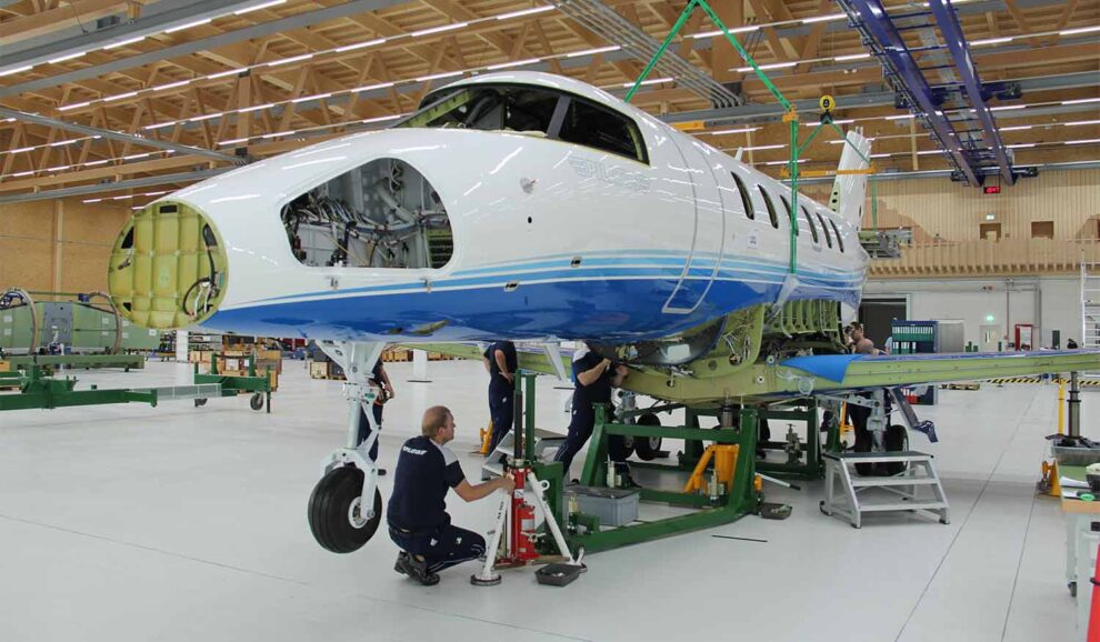 El cableado y algunas piezas del Pilatus PC-24 se fabricarán en Sevilla.