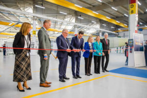 Inauguración de la planta de Pilatus en Carmona (Sevilla).