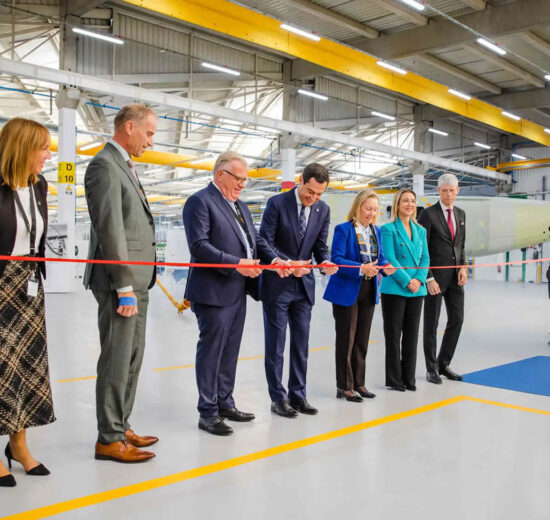 Inauguración de la planta de Pilatus en Carmona (Sevilla).