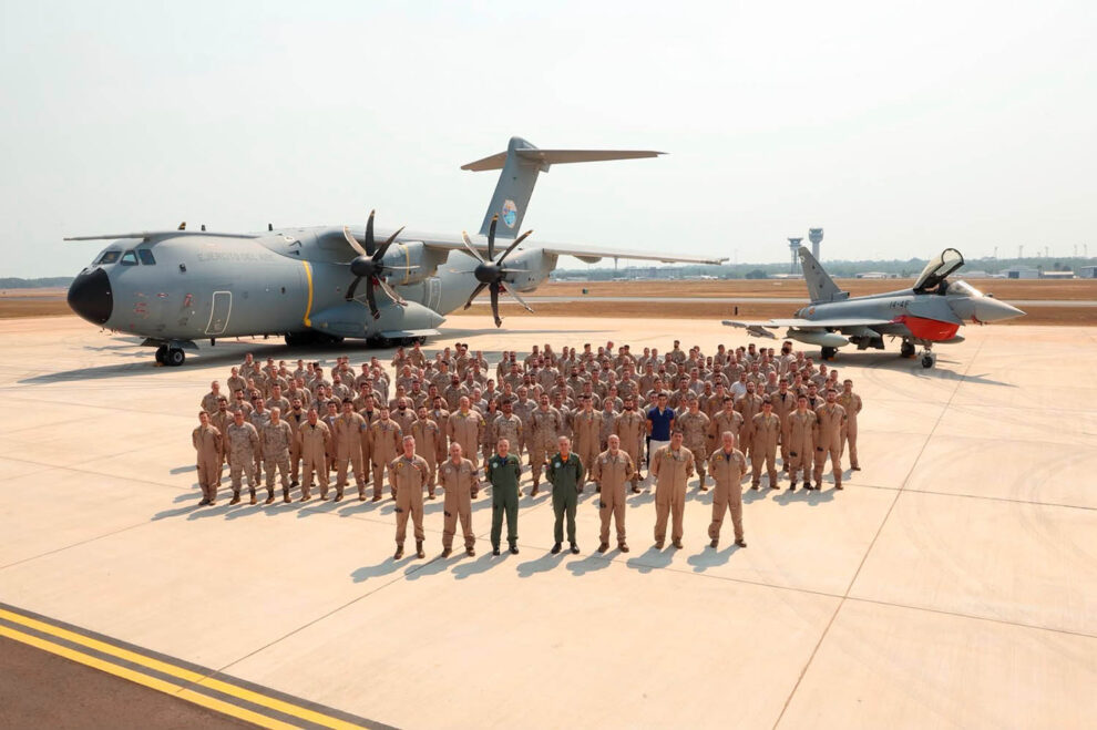 El personal del Ejército del Aire que se ha desplegado en Australia para el ejercicio Pitch Black 2026.