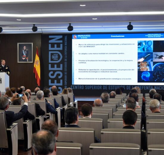 Acto de presentación de la Estrategia de Tecnología e Innovación para la Defensa 2026.