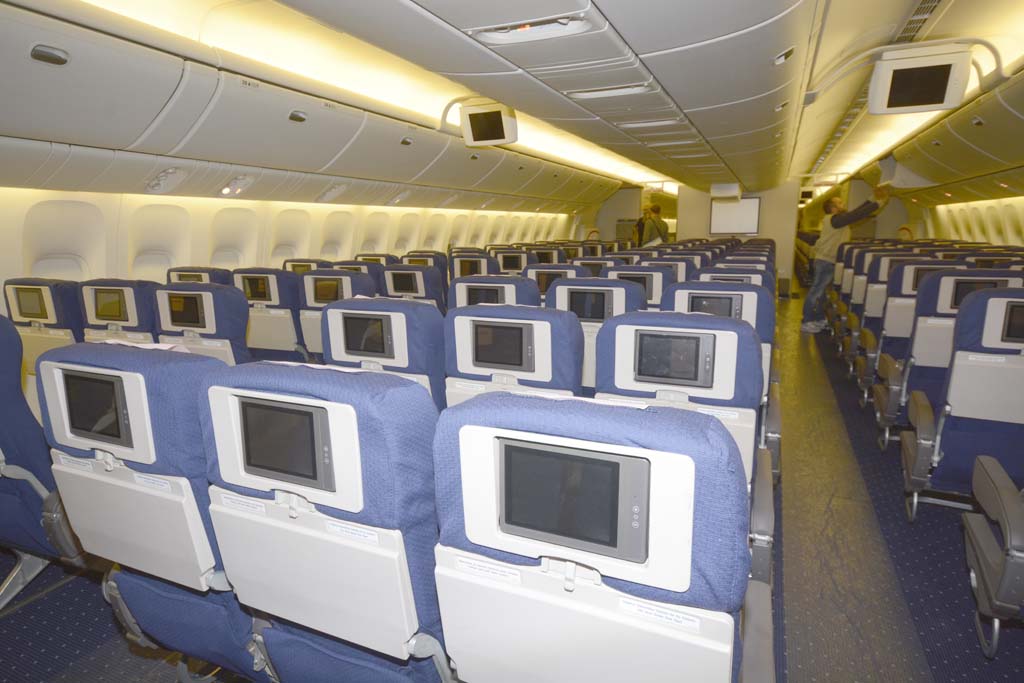 271 asientos forman la clase turista del Boeing 777 de Privilege Style.