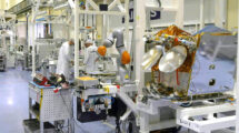 Producción de los satélites de Oneweb.