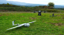 Algunos de los drones usados en las pruebas en Rivera Sacra.