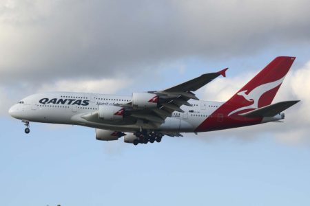 Airbus A380 de Qantas.