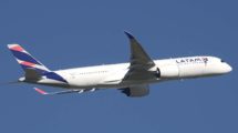 Uno de los Airbus A350 de LATAM operados hasta ahora por Qatar Airways.