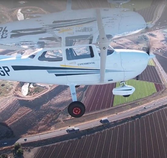 Pruebas de Reliable Robotics de vuelo sin piloto de un Cessna 172.