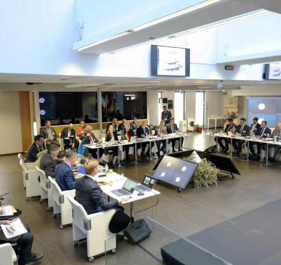 Reunión anual de los socios del programa Eurofighter celebarada en Madrid.
