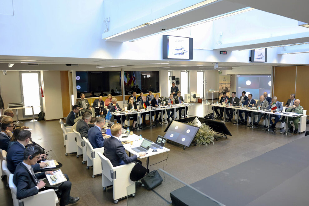 Reunión anual de los socios del programa Eurofighter celebarada en Madrid.