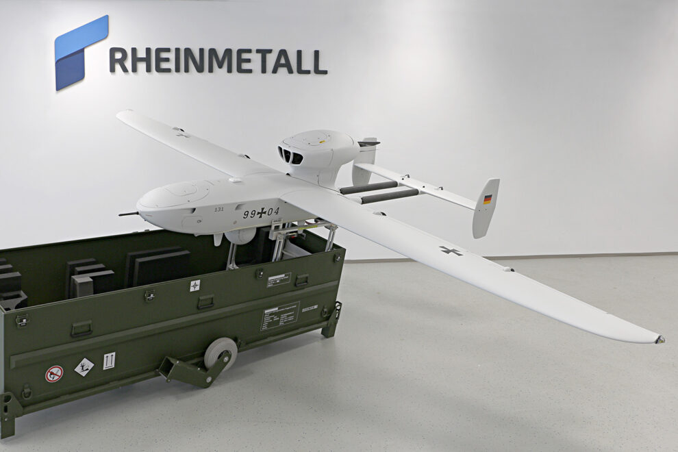 El UAV Rheinmetall Luna NG puede permanecer en vuelo hasta 12 horas.